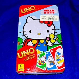 Hello Kitty Uno Card Game Tin - NWT